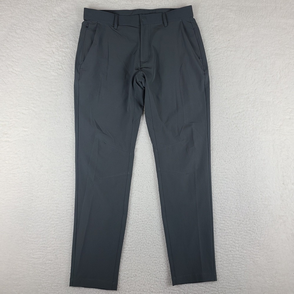 Fabletics Pants Mens 31x32‎ Dark Gray Skinny Performance Tech Golf Chino